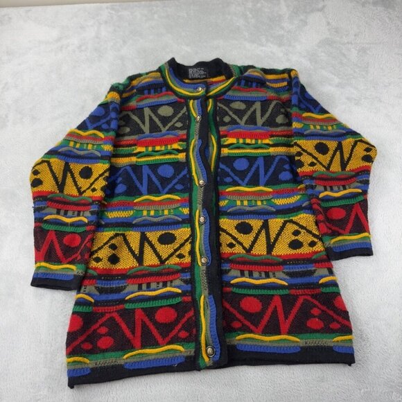 COOGI Australia Retro Wool Cardigan Women’s Size XL - Picture 9 of 16
